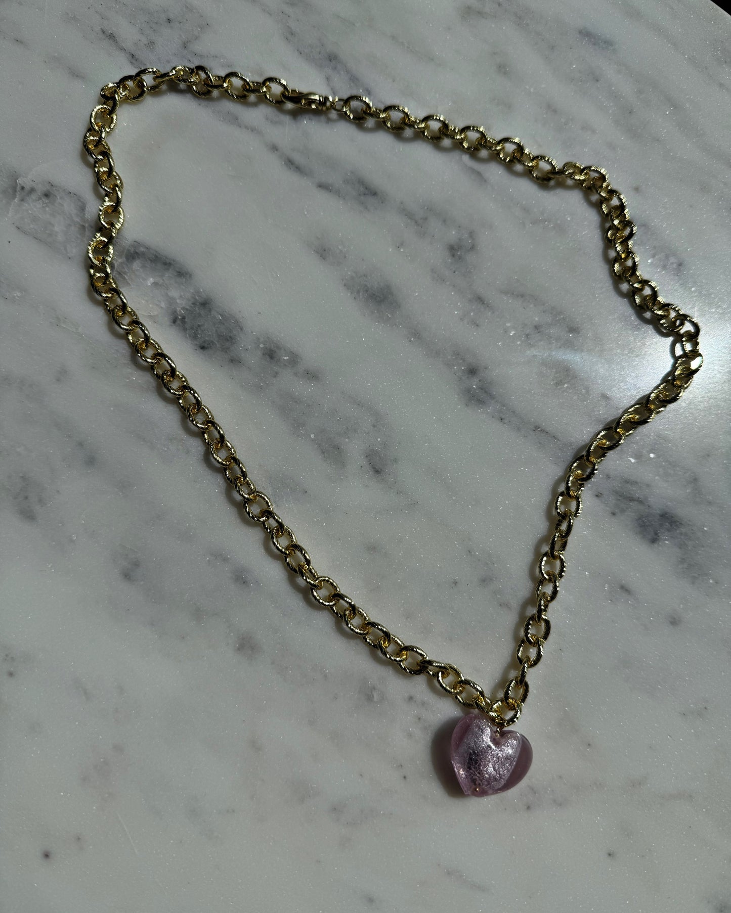 "PINK & BOLD" 14K Gold Gliederkette